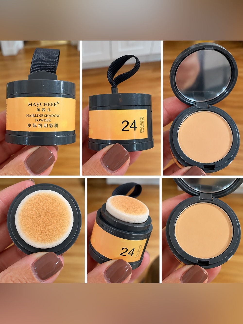 MAYCHEER Hairline Shadow Powder #24 Root Touch Up New